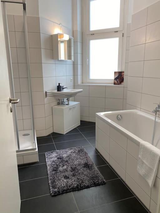 Akk3 Apartment Magdeburg Altstadt Zentral Balkon エクステリア 写真